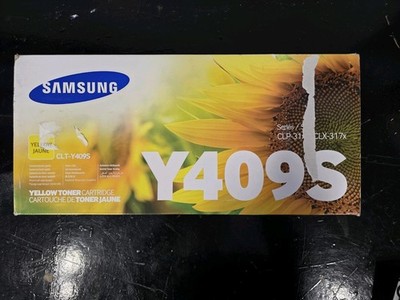 Genuine Samsung CLT-Y409S / CLTY409S Yellow Toner Cartridge for CLP-31x CLX-317x
