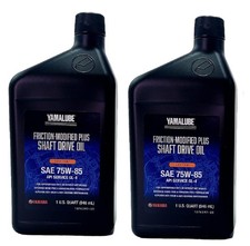 Yamaha Yamalube OEM Friction Modified Plus Shaft Drive Gear Oil 2 Quart