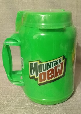New Whirley Drink Works 64oz Mountain Dew Insulated Travel Mug