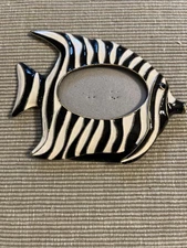 Enamel Zebra Fish Picture Frame