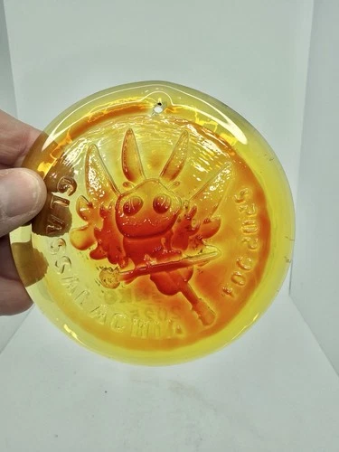 Blenko Glass Glassalachia 4” Sun Catcher In Tangerine FOG 2025 Limited Edition