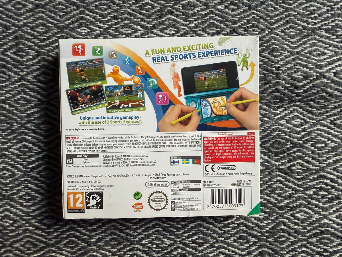 3ds Dual Pen Sports big box limited edition Game PAL EXCLUSIVE