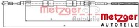 Metzger 10.4156 Seilzug FüR Feststellbremse Handbremsseil Bremsseil FüR BMW