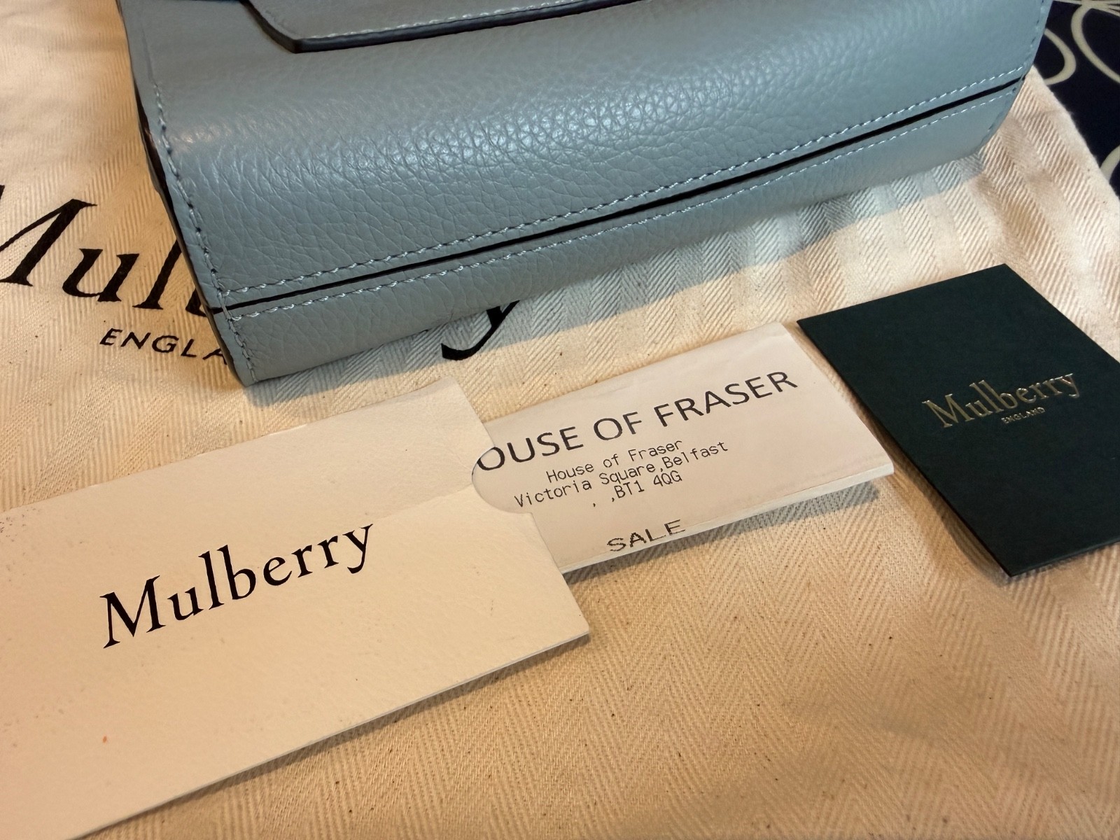 Mulberry Antony Cloud Crossbody Small Classic Grain Leather Messenger Bag image 3