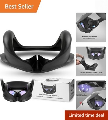 Silicone Facial Interface for Quest Pro: Anti-Sweat & Light Blocking