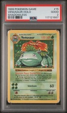 venusaur pokemon card value 15/102 Venusaur - 15/102 (CLB:CC) Classic Collection - Near Mint Holofoil (Graded main image 1