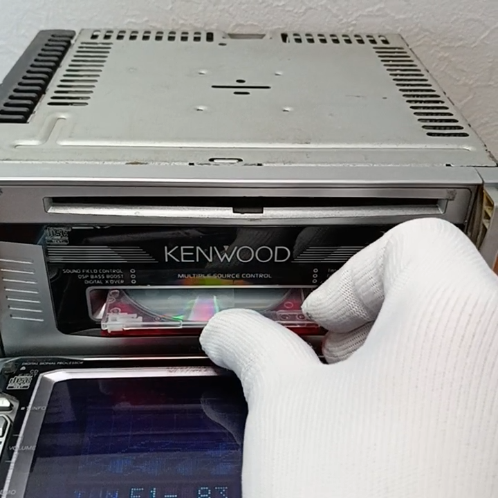 KENWOOD DPX-6021M 2DIN Car Audio CD MD Head Unit DSP 9Band EQ Used