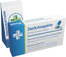 Funny Joke Prank Pill Box Gag Gifts for Men - Gifts for Him Xmas Secret Santa Ch