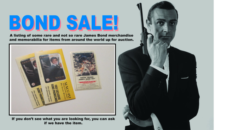 James Bond 007 Goldeneye Suncoast Phone Card 2 plus Bonus Moonraker card