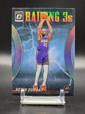 2023-24 Panini Donruss Optic - Raining 3s Kevin Durant #14 Holo Silver Prizm