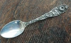 Antique Sterling INTERNATIONAL FLOWER of the MONTH NOVEMBER Teaspoon "Agnes"
