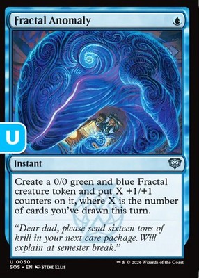 MTG Fractal Anomaly Strixhaven Uncommon Instant  NM