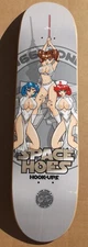 2003 HOOK-UPS "SPACE HOES" SKATEBOARD DECK RARE