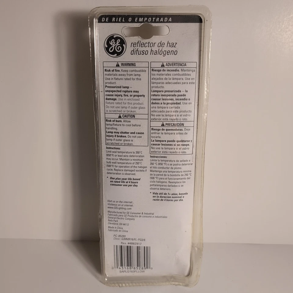 NEW GE 85289 20 Watt Floodlight Light Bulbs Track & Recessed Pack Of 3 - Image 3 of 4