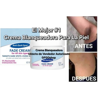 Crema Blanqueadora Para La Piel Aclarar Manchas En Partes Intimas Axilas Cuello