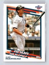2022 Topps Opening Day Bomb Squad #BS-4 Alex Rodriguez New York Yankees
