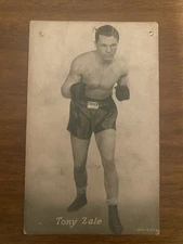 1931-50 Exhibits Set Tony Zale Poor Boxing