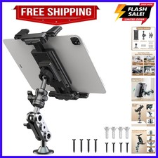 Aluminum Heavy Duty Drill Base Tablet Holder Car Mount Dashboard, 360  Adjust...