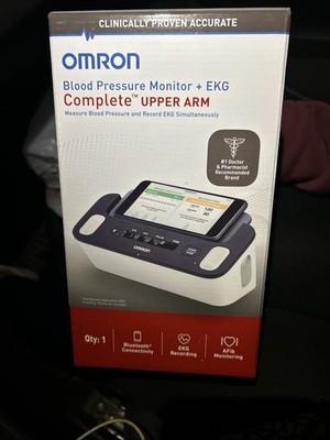 Omron Complete  Blood Pressure Monitor + EKG Complete  NIB
