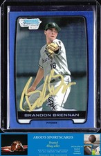 2012 Bowman Draft *Brandon Brennan **Card #BDPP102** AUTO #'d /250 BLUE