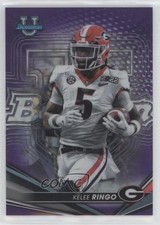 2022-23 Bowman U Purple Refractor 42/250 Kelee Ringo #66 0c3