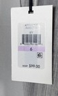 DKNY Women's Artisan Chic Gray Cotton Blend Dress Pants Trousers Sz 6 NWT — photo 4