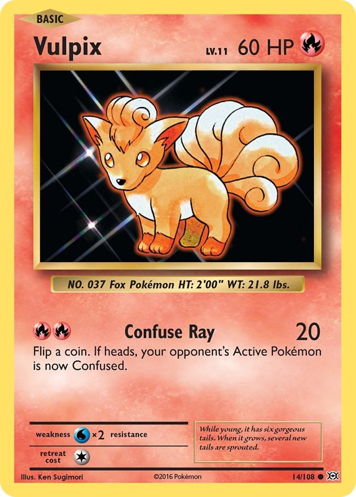 NM - Vulpix EVO - 14/108 XY - Evolutions