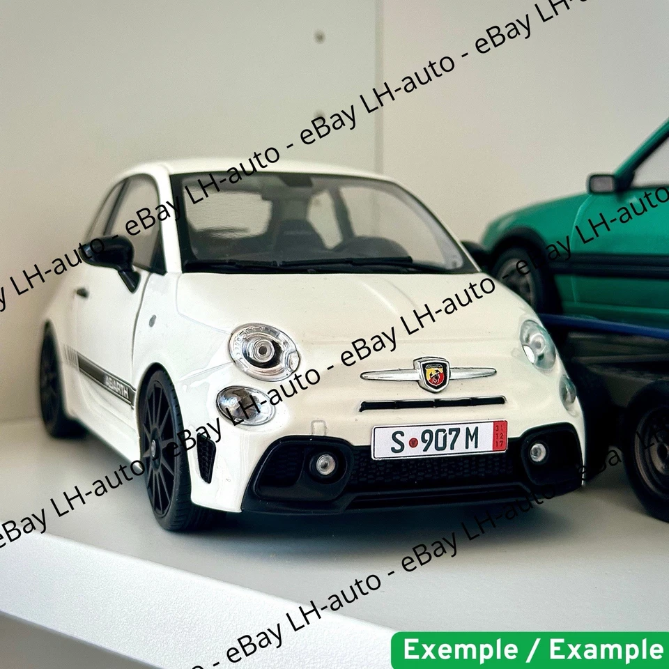 Plaques d’immatriculation Françaises Collection Noires pour miniature 1/18 1:18 - Photo 2/4