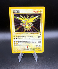 Pokemon TCG Zapdos Base Set 2 Holo Rare 20/130 WOTC NM NEAR MINT CLEAN! on eBay