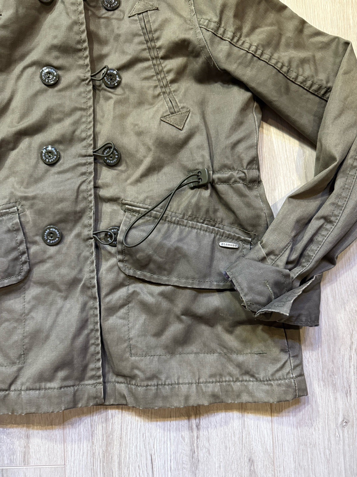 Element Jacket Womens Size Extra Small Green Khak… - image 6