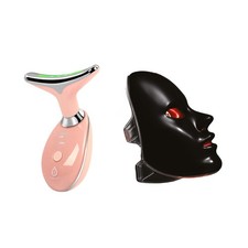 Pursonic 7-in-1 LED Light Therapy Face Mask  LED Light Sculpting Wand
