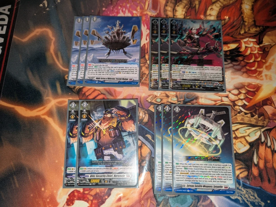 Cardfight Vanguard Divine Z  Fated One Of Guiding Star Welstra Deck - Image 3 of 4