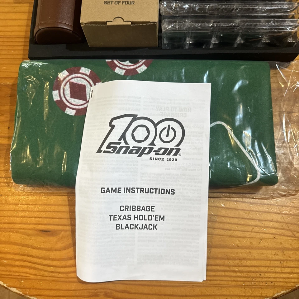 *Neu* Snap-On Tools 100th Anniversary Poker Games Kit Chest Set SSX20P136 - Bild 2 von 4