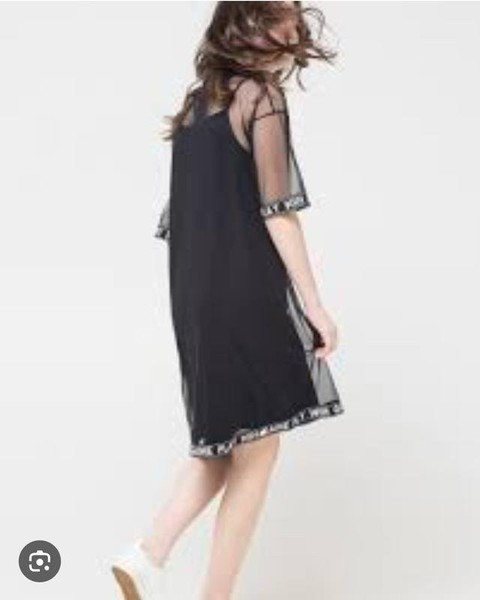 Women & Other Stories Dress Black Mesh 32