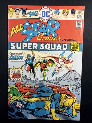 All Star Comics #58 1976 DC Comics 1st App Power Girl Fine *A6