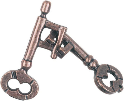 2 Set Metal Brain Teaser Puzzle, Assembly & Disentanglement Puzzles, IQ