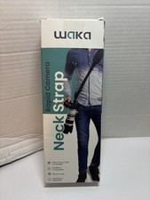 Waka Rapid Camera Neck Strap Black Adjustable Quick Release DSLR Nikon Cannon