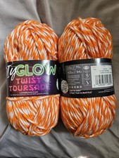 DIY Glow Yarn Twist Toursade Orange Lot Of 2