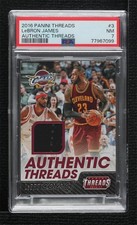 2016-17 Panini Threads Authentic Threads LeBron James #3 PSA 7 2t7