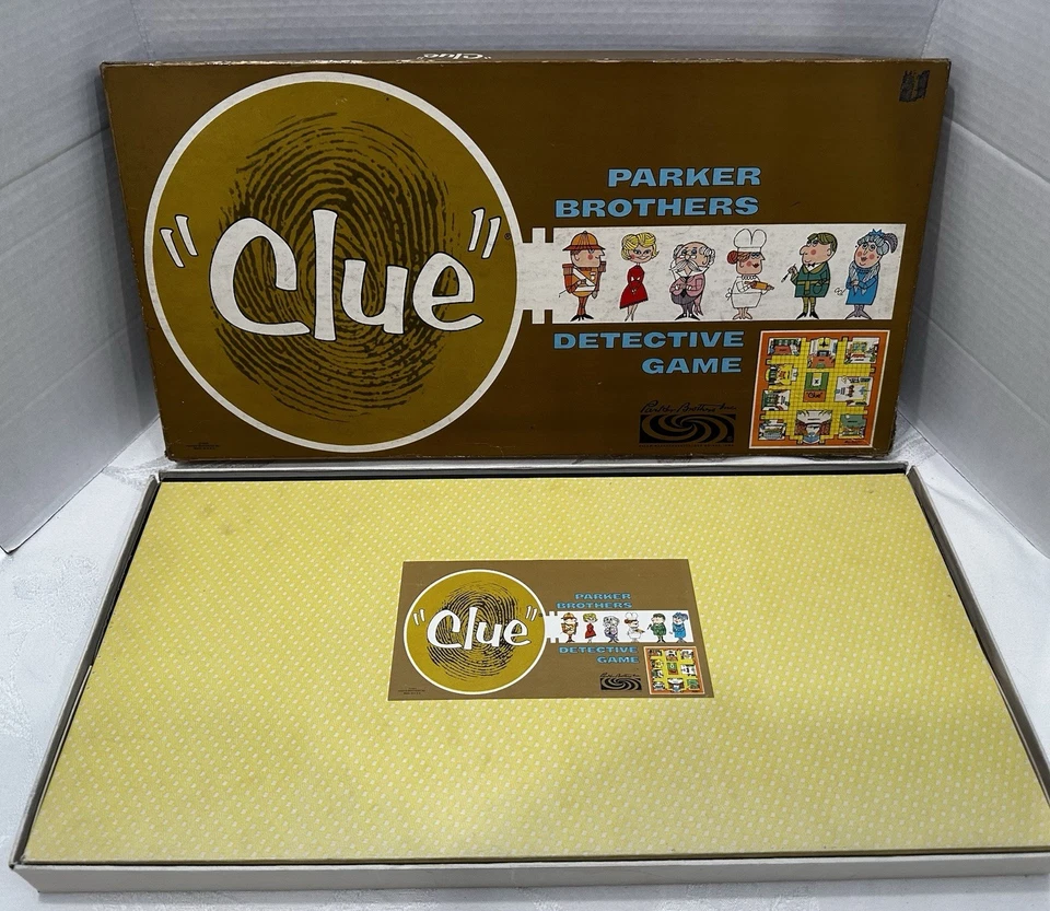 VINTAGE 1960 Clue Board Game Parker Brothers Mystery Crime Game COMPLETE L👀k🔥 - Image 3 of 4