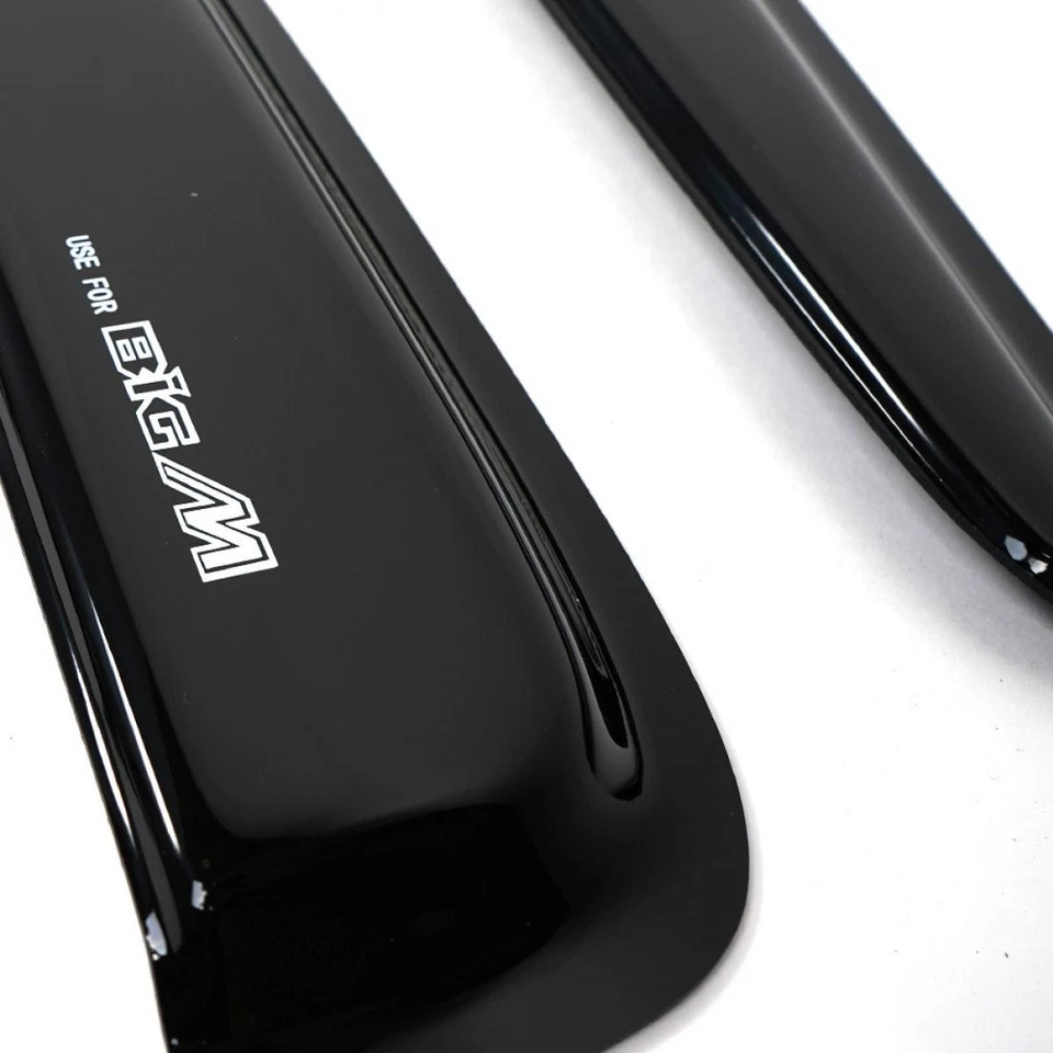 Deflector de viento protector de clima negro para camioneta Nissan Navara Big-M D21 1989-97 Foto 3 de 4