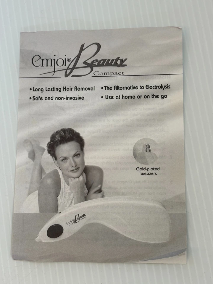 NUEVO EMJOI Beauty Juego de pinzas compactas depilación chapadas en oro en caja Foto 3 de 3