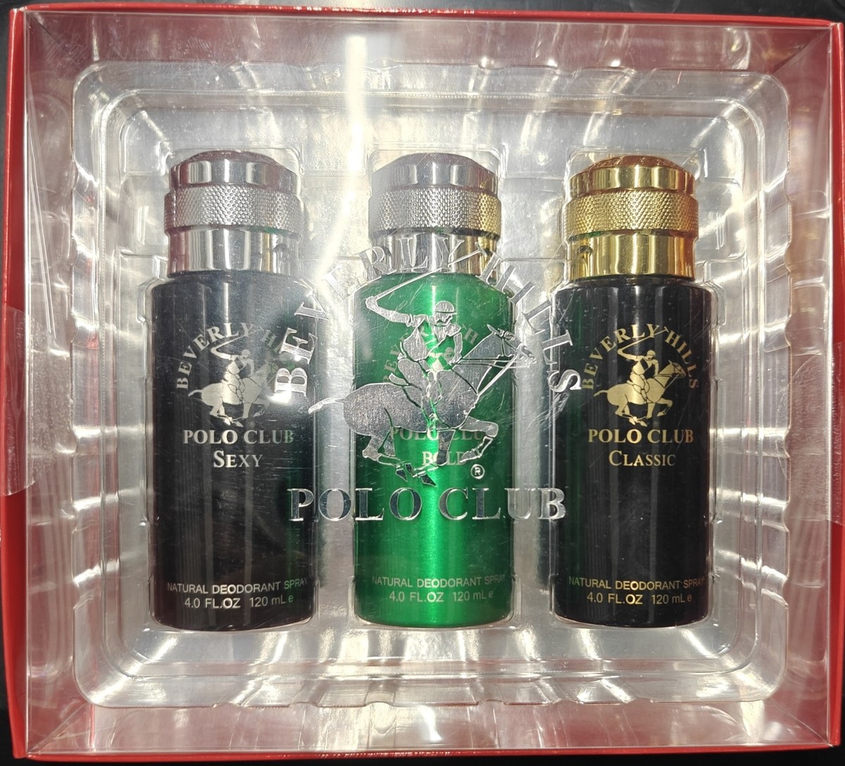 Beverly Hills Polo Club Classic Mens 3 Piece Set Natural deodorant