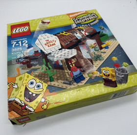 LEGO 3825 SPONGEBOB SQUARE PANTS - 3825 THE KRUSTY KRAB - NEW STICKER SHEET