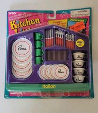 Vintage - Kitchen Littles Pasta Italian Dinnerware Set by Tyco, New 1995 NIB