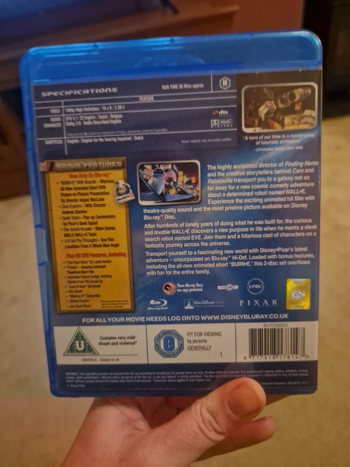 Disney Blu-rays Up & Walle Both 2- Disc Sets - Image 2 of 4