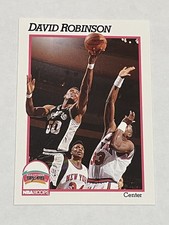 1991-92 Hoops Basketball #194 - David Robinson - San Antonio Spurs
