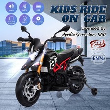 Kids Ride On Car Toy Aprilia Dorsoduro 900 License Electric Motorcycle Motorbike