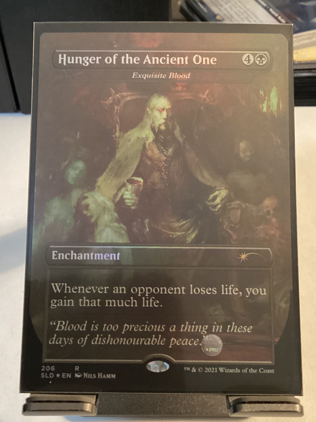 Hunger of the Ancient One - Exquisite Blood Secret Lair Drop Foil