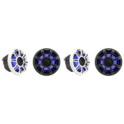 Kicker 51MSC654 - MSC 6.5-Inch Premium Marine 4-Ohm LED Coaxial System, (2) P...